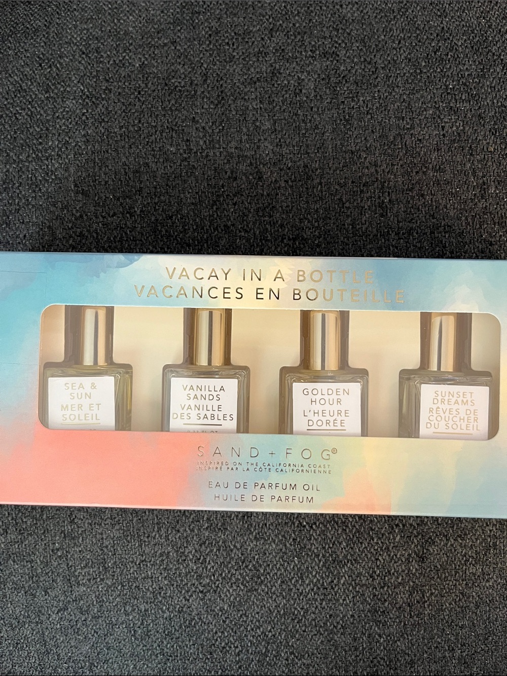 SAND+FOG New ❗️Vacay In A Bottle Rollerball Eau De Parfum Oil 4 pc Set